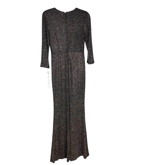 NWT Calvin Klein Womens Shimmer Cut Out Evening Dress Size 2 - Picture 8 of 14